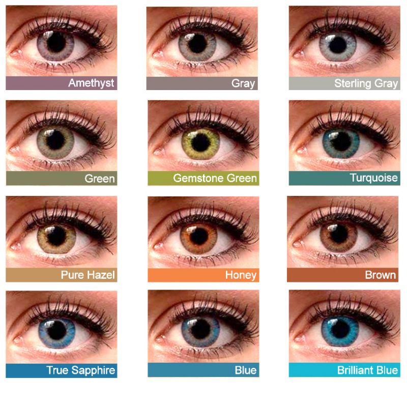 Order colored contact lenses online